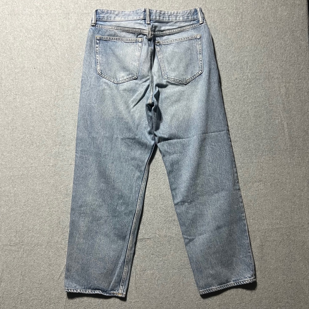 HM Loose Ample Jeans Mens 30/32 Light Wash Wide Leg Utility Baggy Denim Pants - Picture 2 of 7